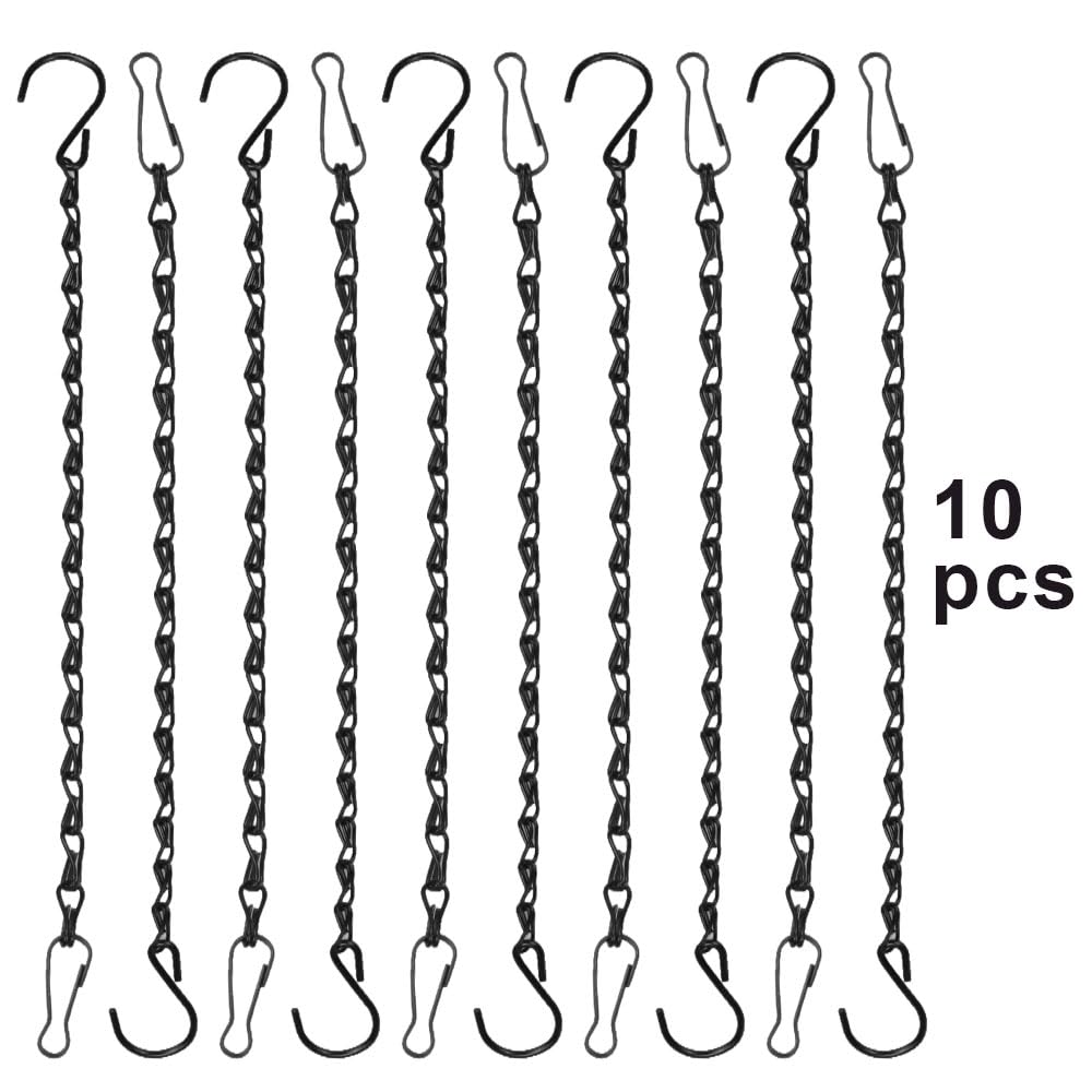 Generic hanging chains flatlay showing a 10-pack, versatile for baskets, lanterns, and more.