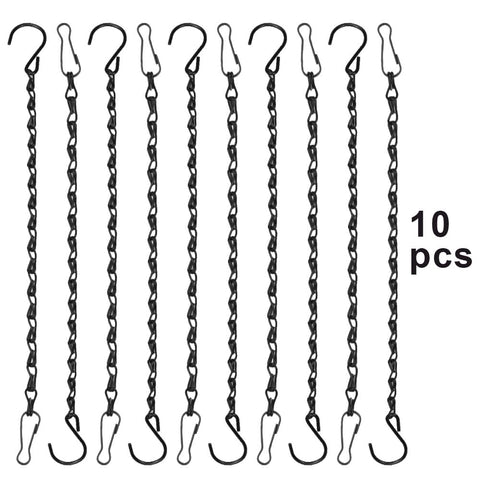 Generic hanging chains flatlay showing a 10-pack, versatile for baskets, lanterns, and more.