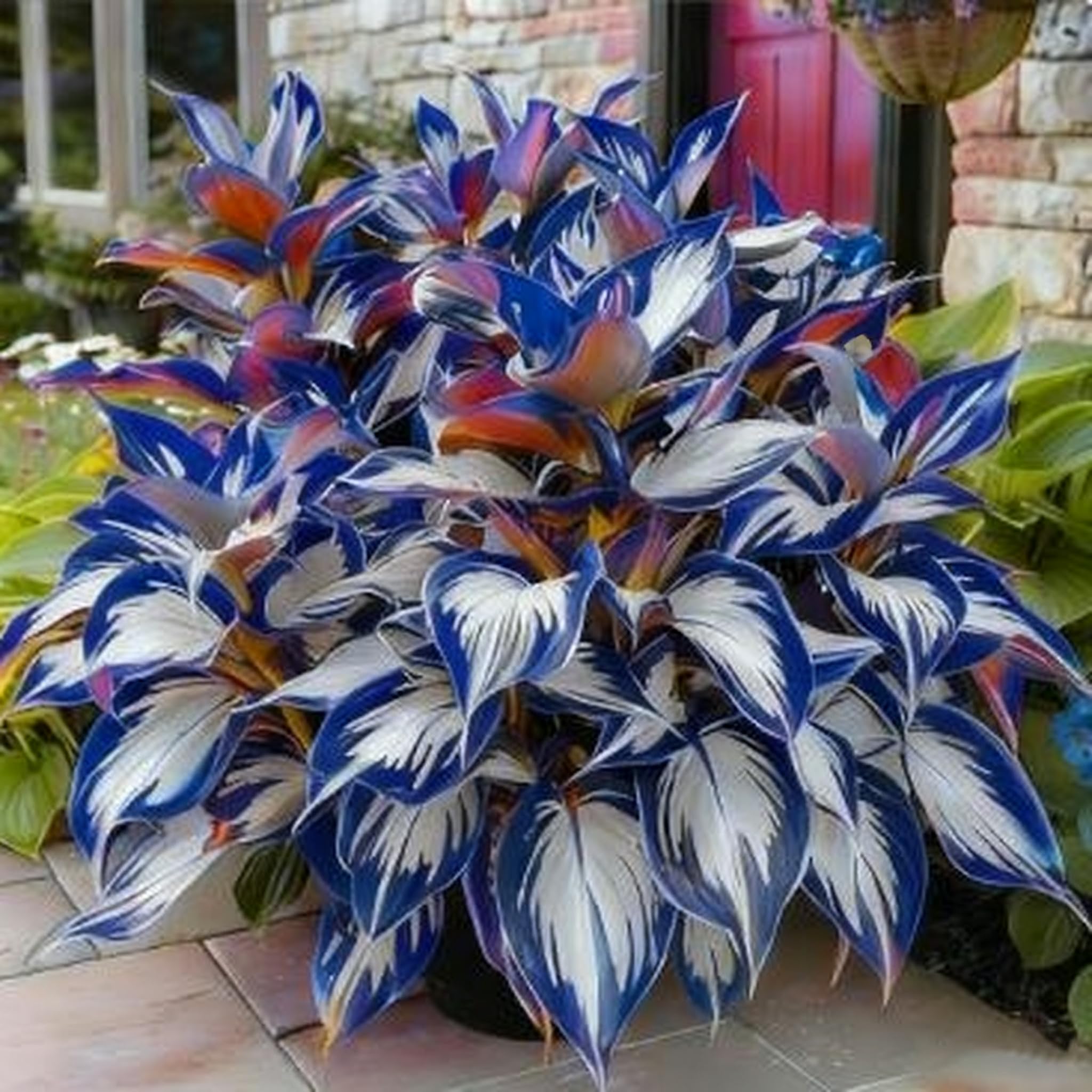 Generic Hosta Seeds show heart-shaped leaves for striking shade borders.