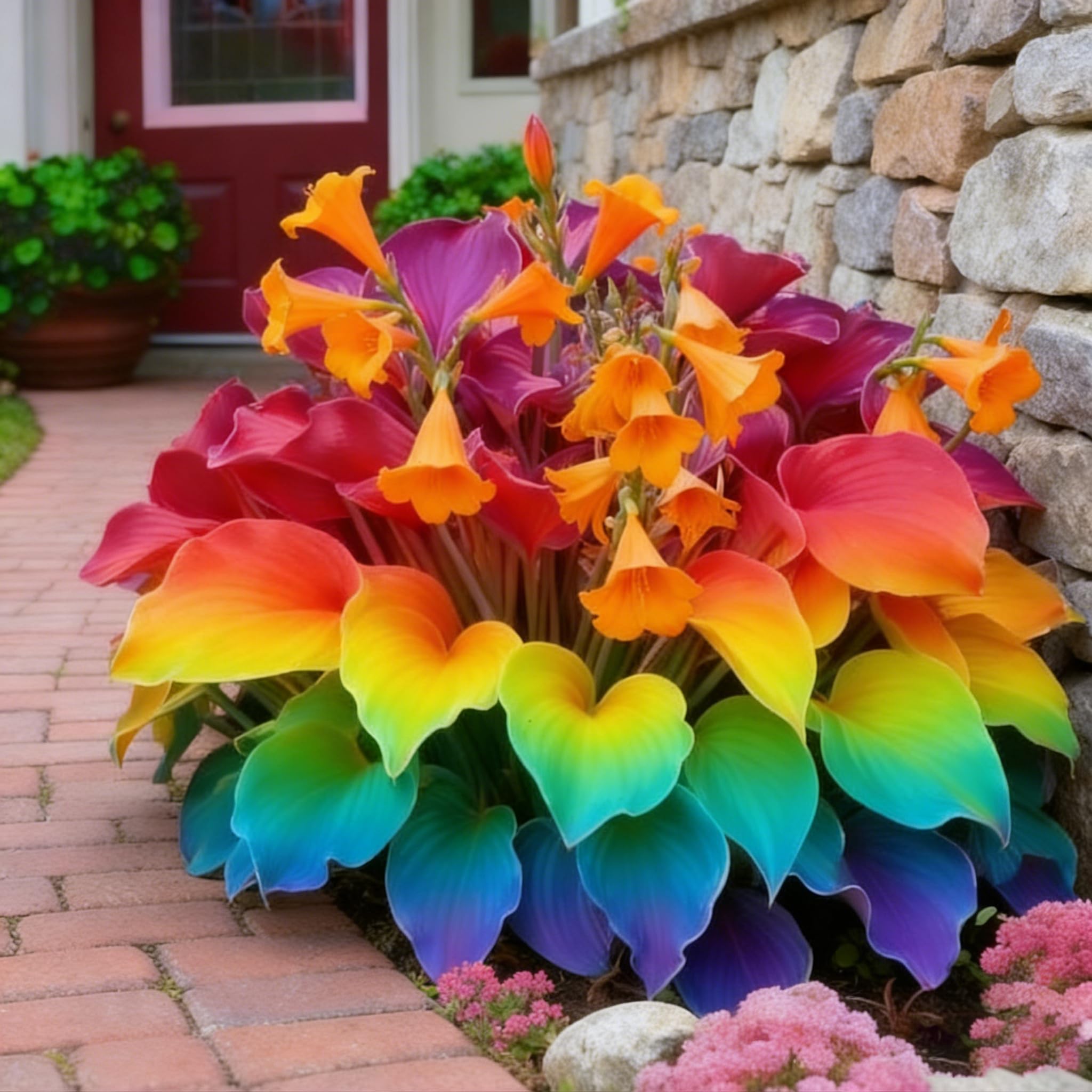 Generic hosta seeds shade-loving perennial—thrives in partial to full shade