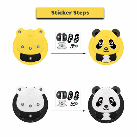 Generic instruction and stickers included to help easy setup.