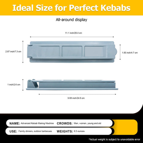Generic kebab maker press assembly showcases sturdy construction for repeat grilling.