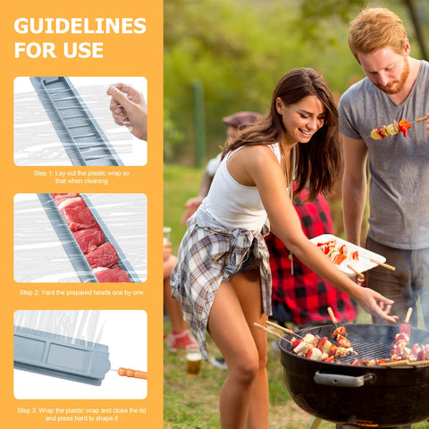 Generic kebab maker press heavy-duty build supports frequent grilling sessions.