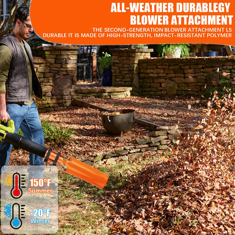 Generic Leaf Blower Air Booster all-season use supports year-round cleanup tasks.