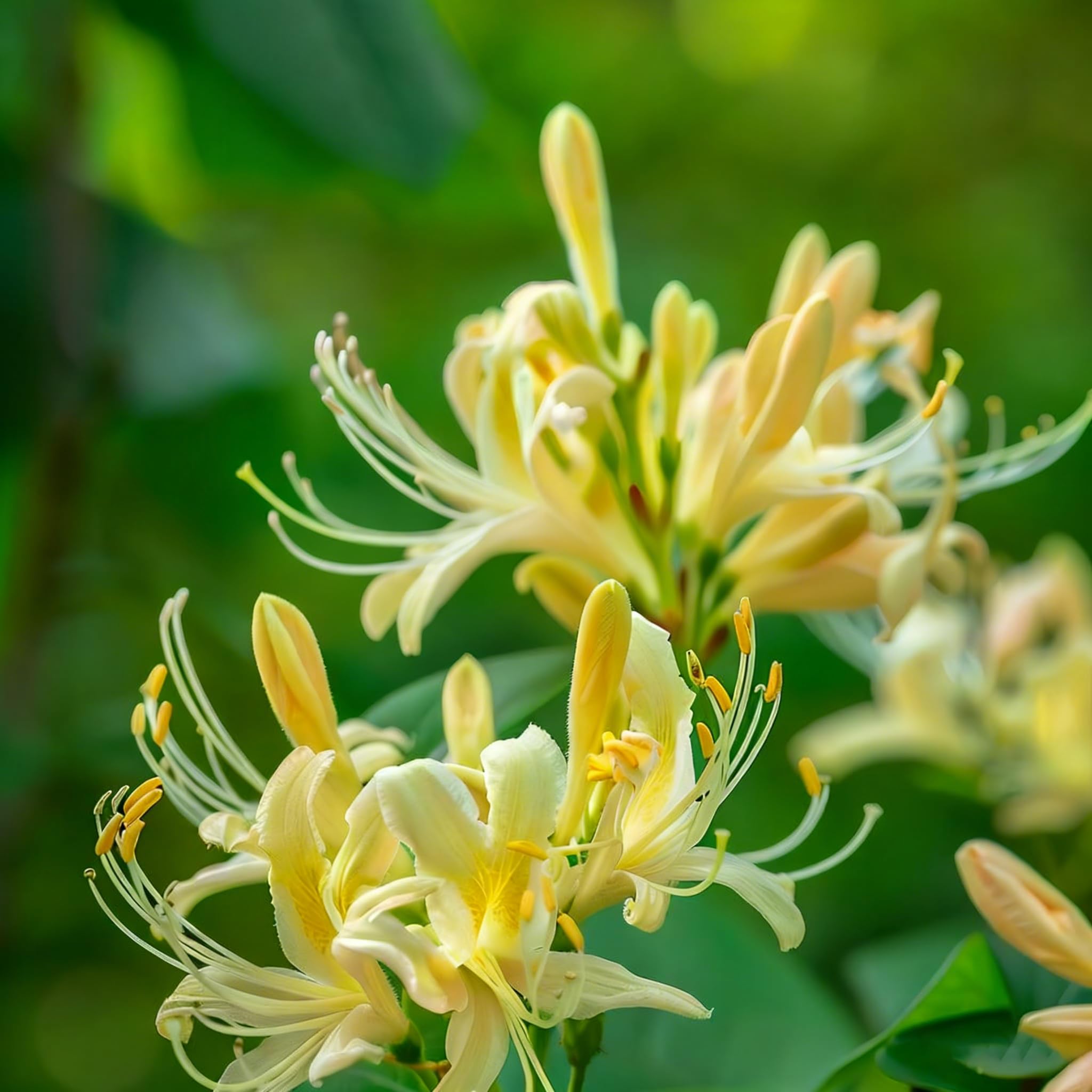 Generic Lonicera vine seeds germination close-up promoting sturdy sprouts for trellises.