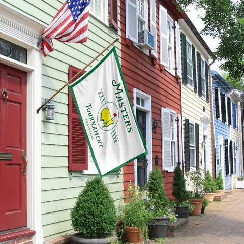 Generic Masters Flag Golf banner with brass grommets and vivid colors