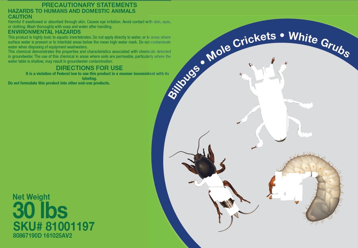 Generic Merit 75 WSP solution in a bucket demonstrates practical field use.