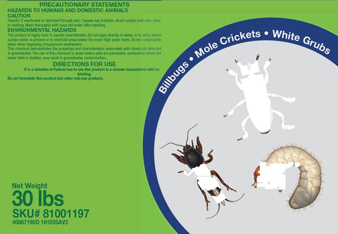 Generic Merit 75 WSP solution in a bucket demonstrates practical field use.
