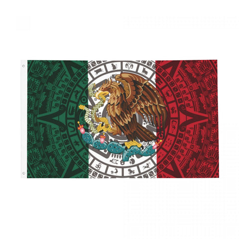Generic Mexican Flag 3x5ft outdoors or indoors with durable brass grommets for display