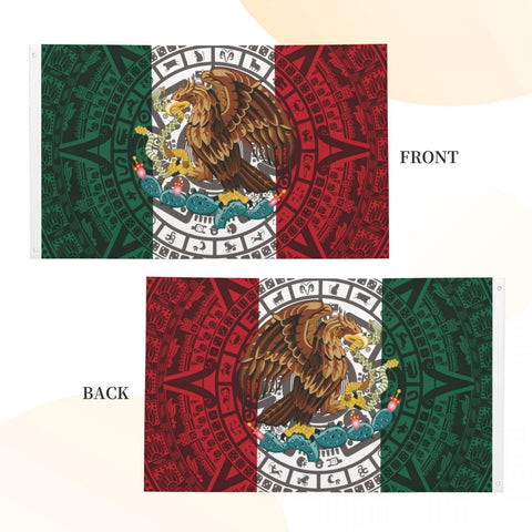 Generic Mexican Flag with fade-resistant colors for long-lasting outdoor visibility