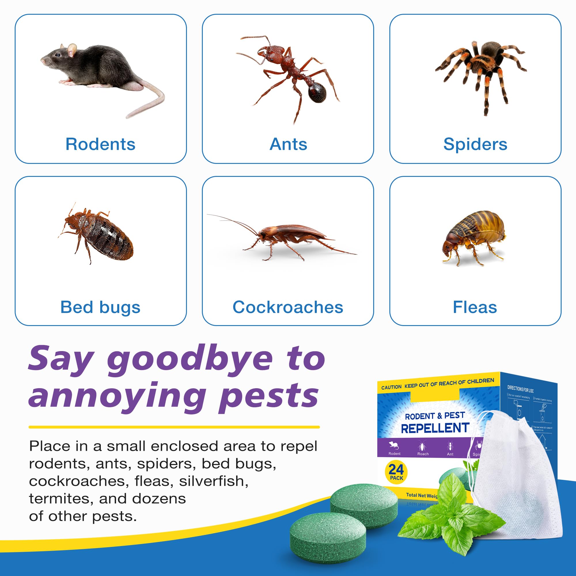 Generic Mouse Repellent Ball Kitchen Placement keeps food areas rodent-free.