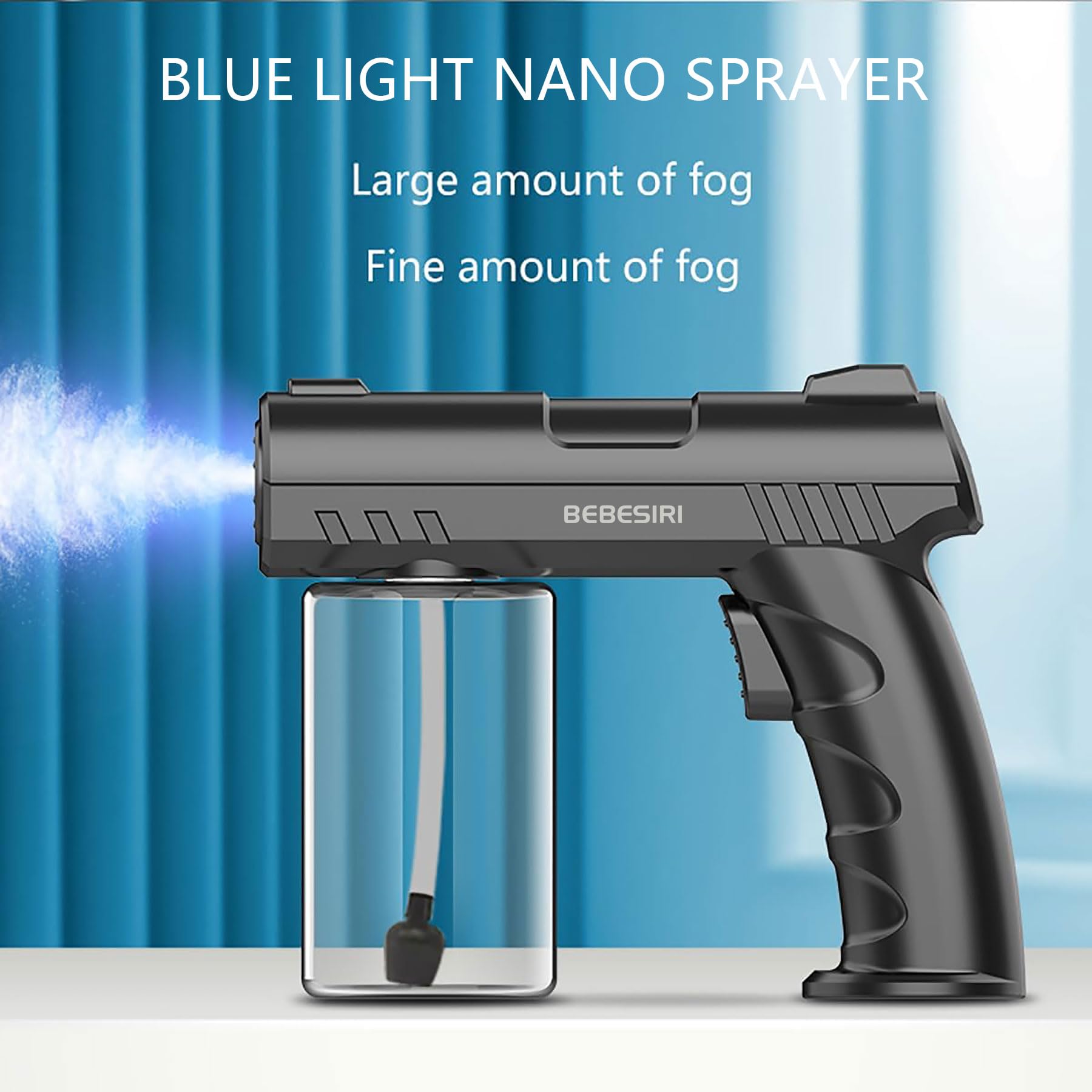 Generic Nano Sprayer uses a 280ml bottle for longer spraying sessions.