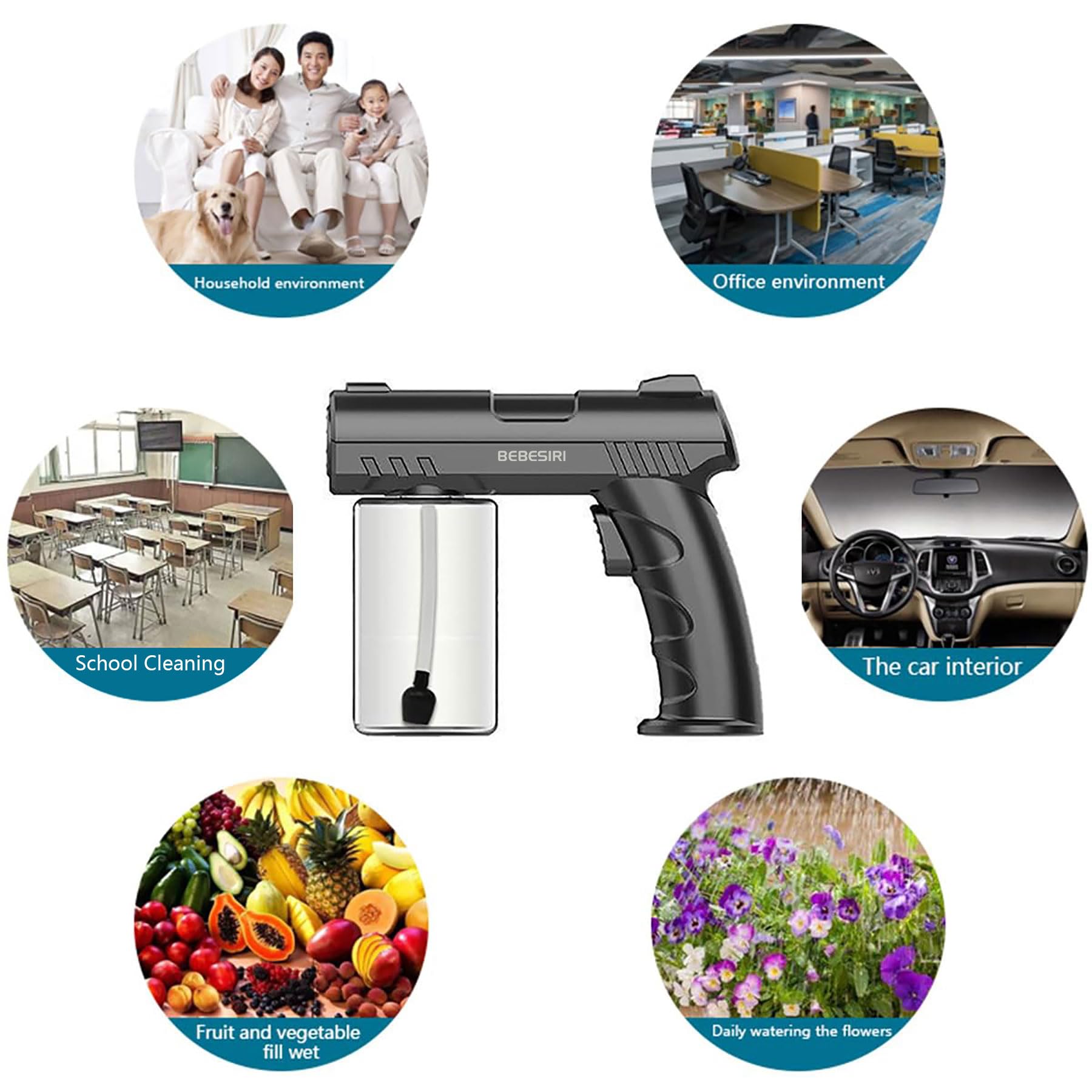 Generic Nano Sprayer features a power button location at the butt for quick control.