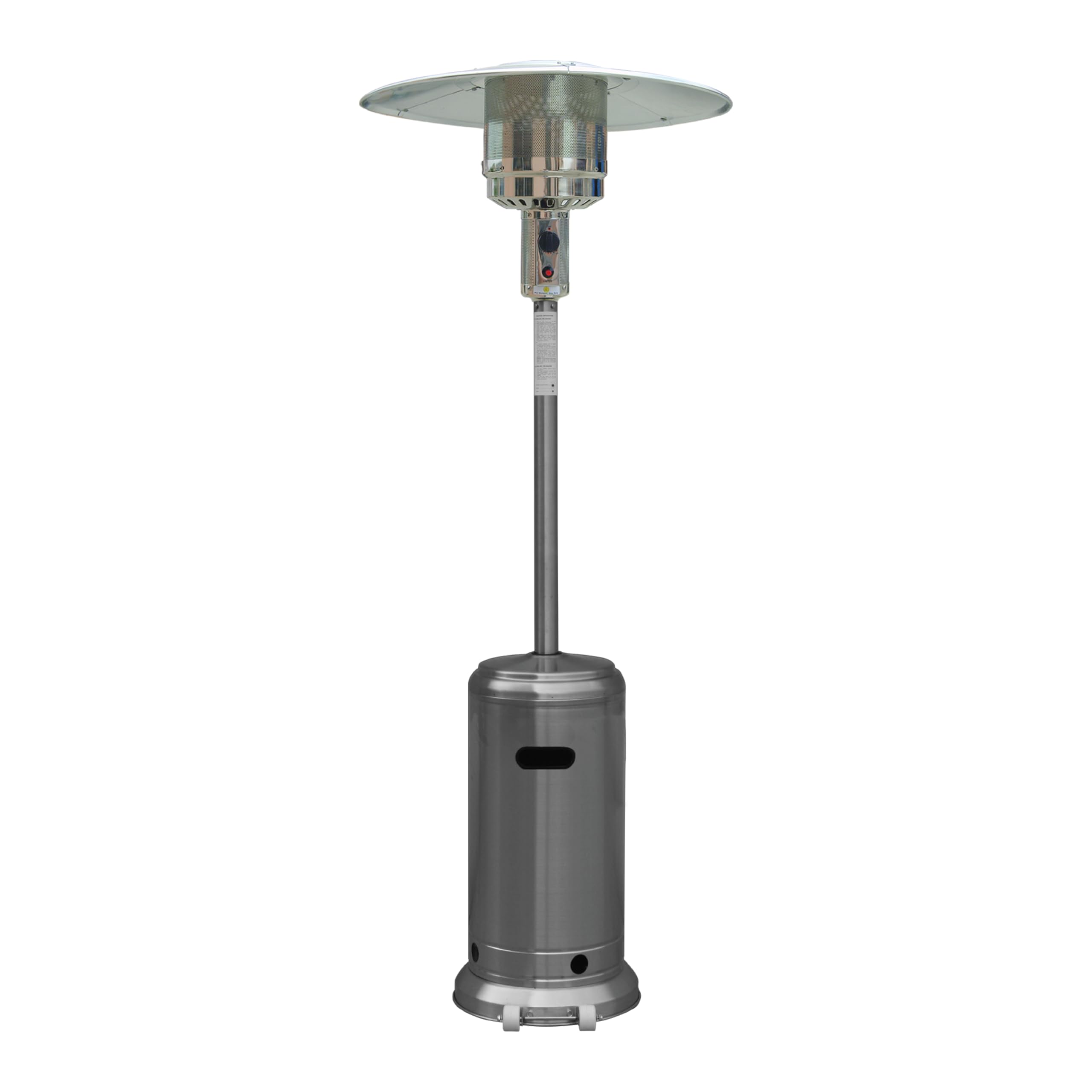 Generic NCZH 33-inch round shield showing center panel mounting distance for secure attachment.