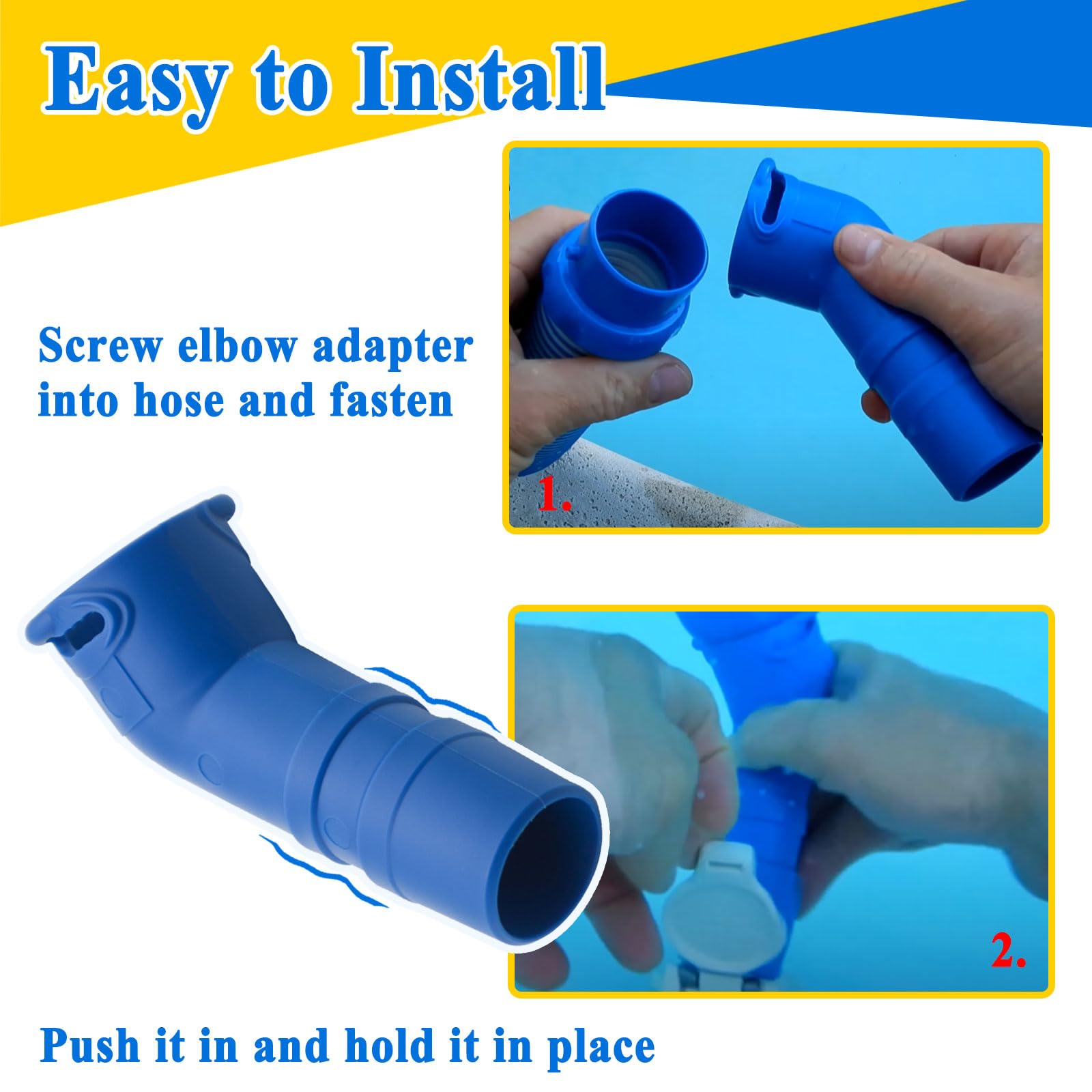 Generic durable plastic withstands underwater conditions for long-lasting performance.