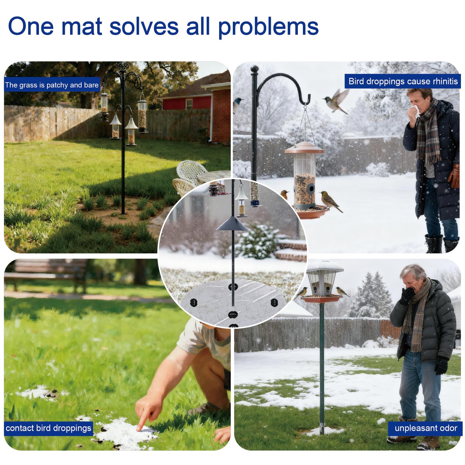 Generic packaging showing two mats and hardware for versatile setups