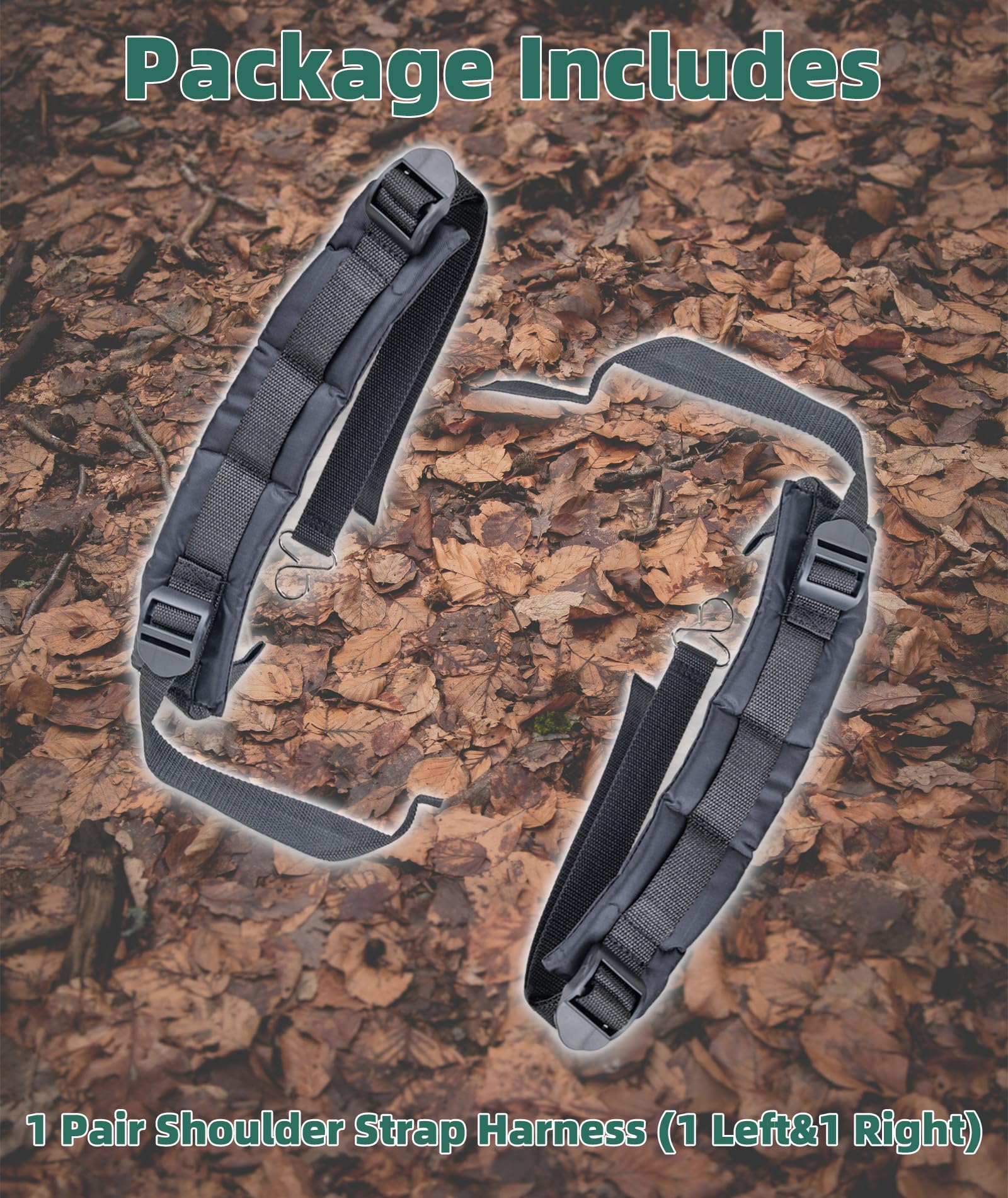 Generic padded shoulder strap reduces fatigue during long blower sessions