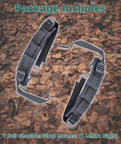 Generic padded shoulder strap reduces fatigue during long blower sessions