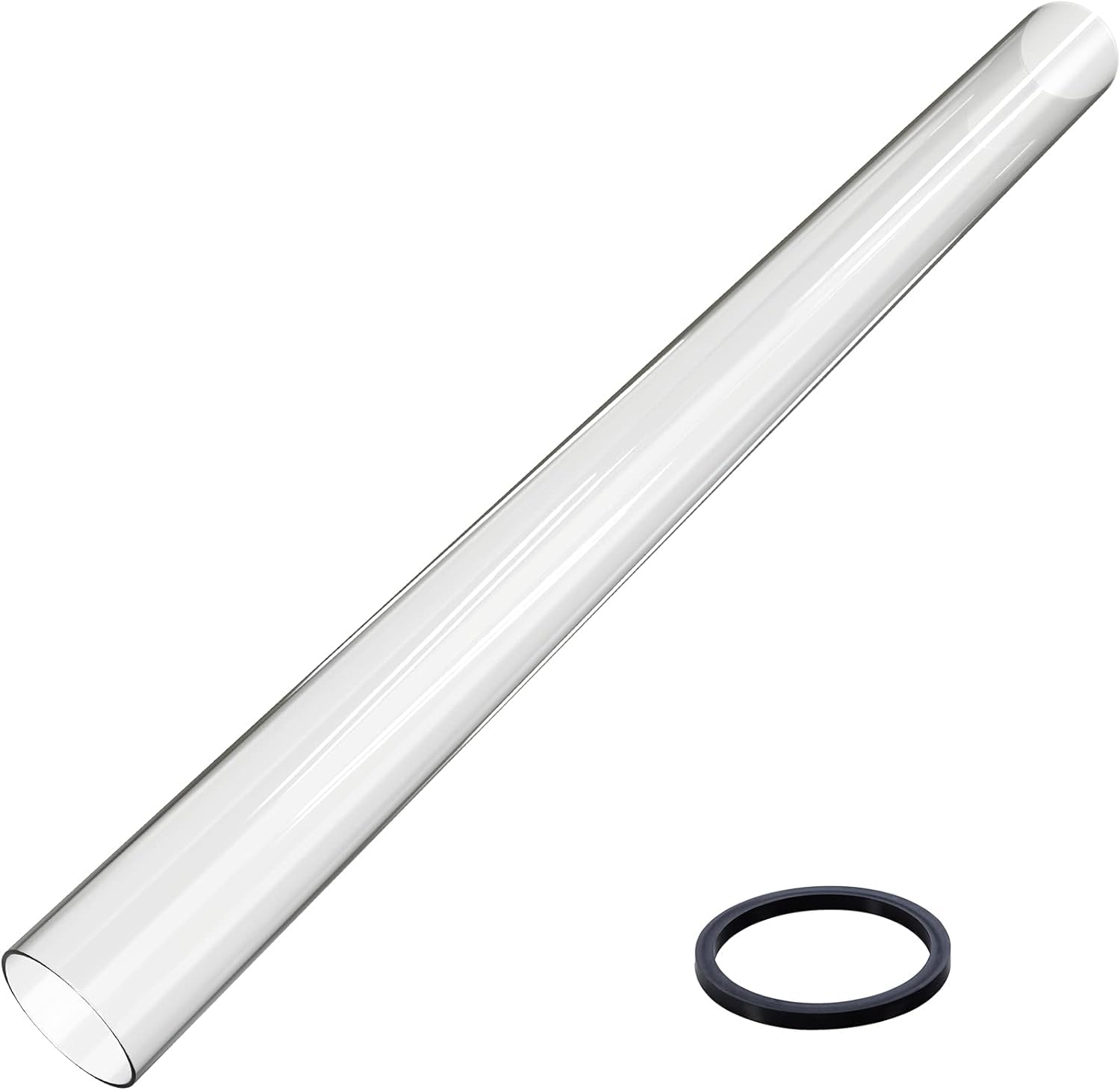 Generic Patio Heater Glass Tube Replacement, 49.5-inch tall for durable outdoor warmth.