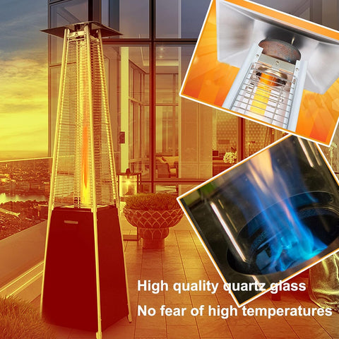 Generic Patio Heater Glass Tube Model Compatibility Guide showing broad fit across brands.