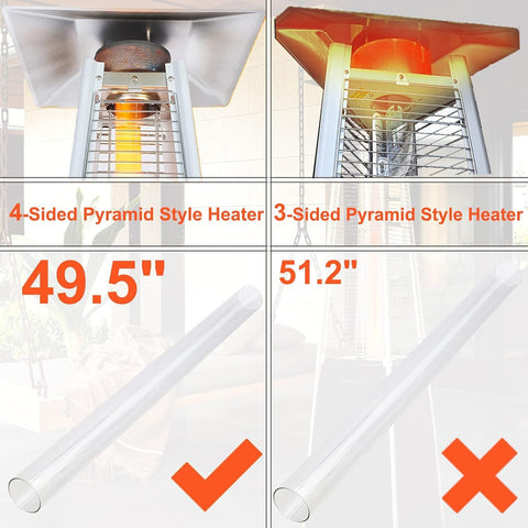 Generic Patio Heater Ring Neoprene Silicone Support for stable installation.