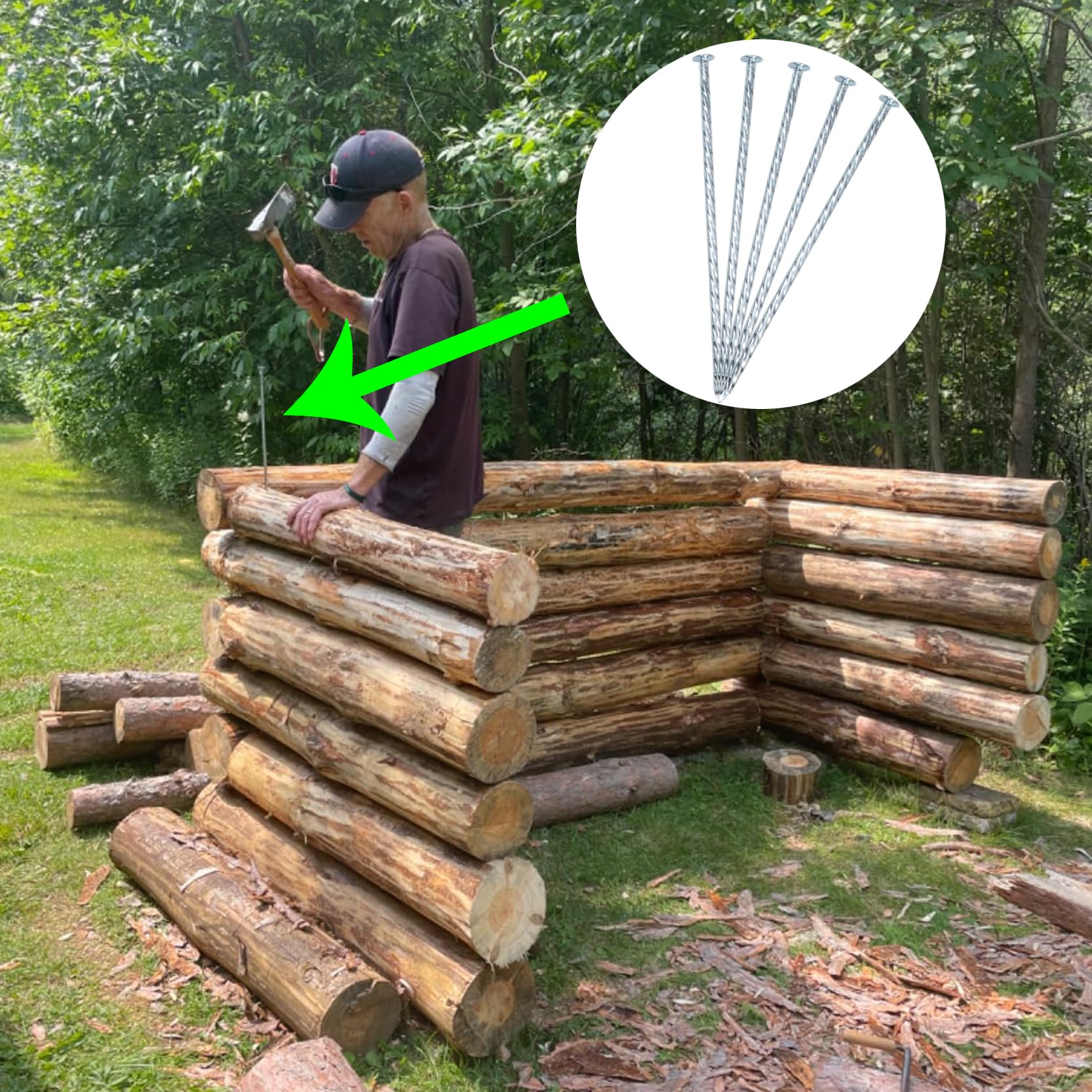 Generic paver restraint spike provides solid edging support