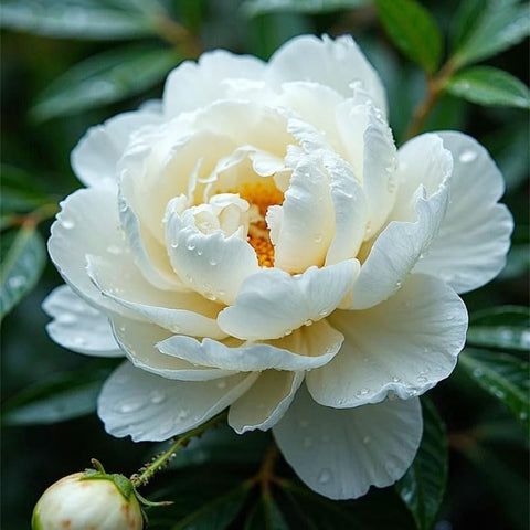 Generic peony seeds sown in well-draining soil with light cover