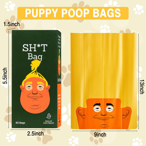 Versatile poop bags for dog, cat, and pet waste on trails.