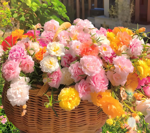 Generic Portulaca seeds drought-tolerant and sun-loving, ideal for hot climates.
