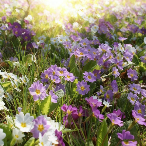 Generic primrose seeds are easy to start indoors 8–10 weeks before frost.