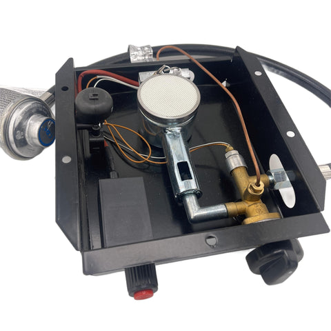 Generic propane regulator with 12-inch hose ensuring stable gas flow.