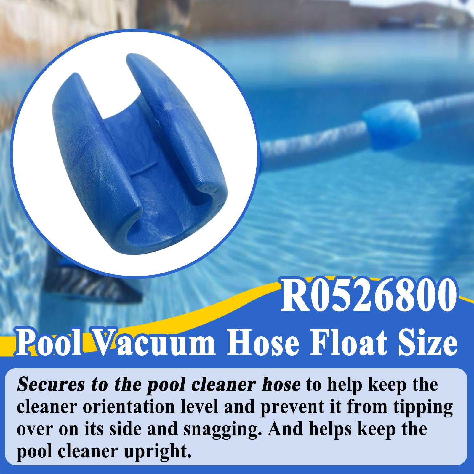 Generic R0526800 material is sunlight-safe for poolside use.
