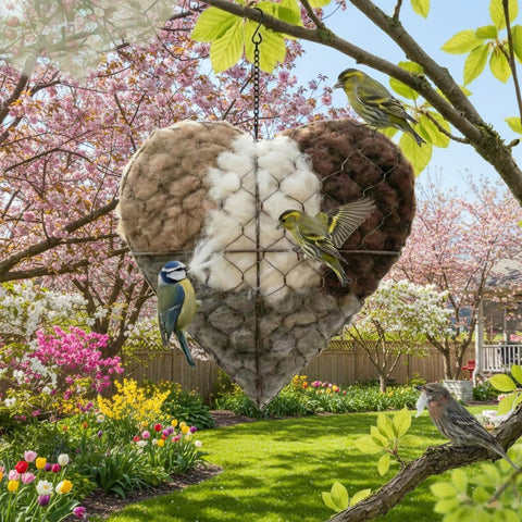 Generic refilling design keeps bird habitats sustainable and easy to replenish.