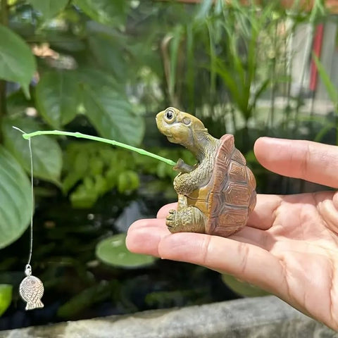 Generic Resin Turtle Figurine for patios adds whimsy and durable outdoor charm.