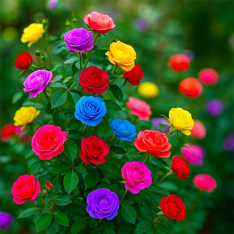 Generic rose seeds mix pollinator-friendly flowers attract bees and butterflies to your garden.