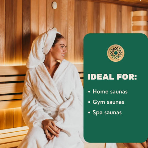 Generic Sauna Freshener scent-profile highlights eucalyptus, peppermint, tea tree notes