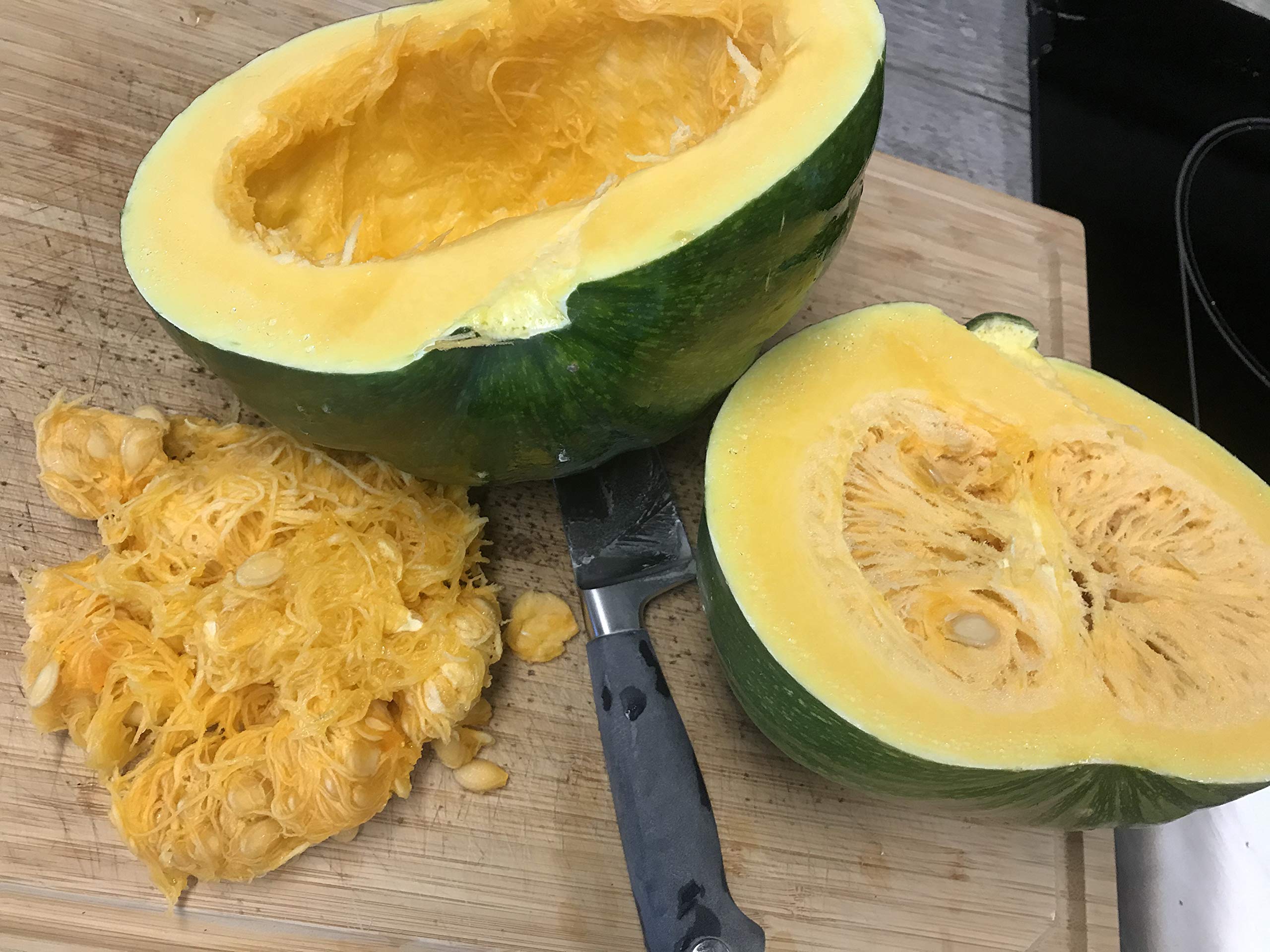Generic Seminole mature pumpkin ready to cure for sweeter flavor.