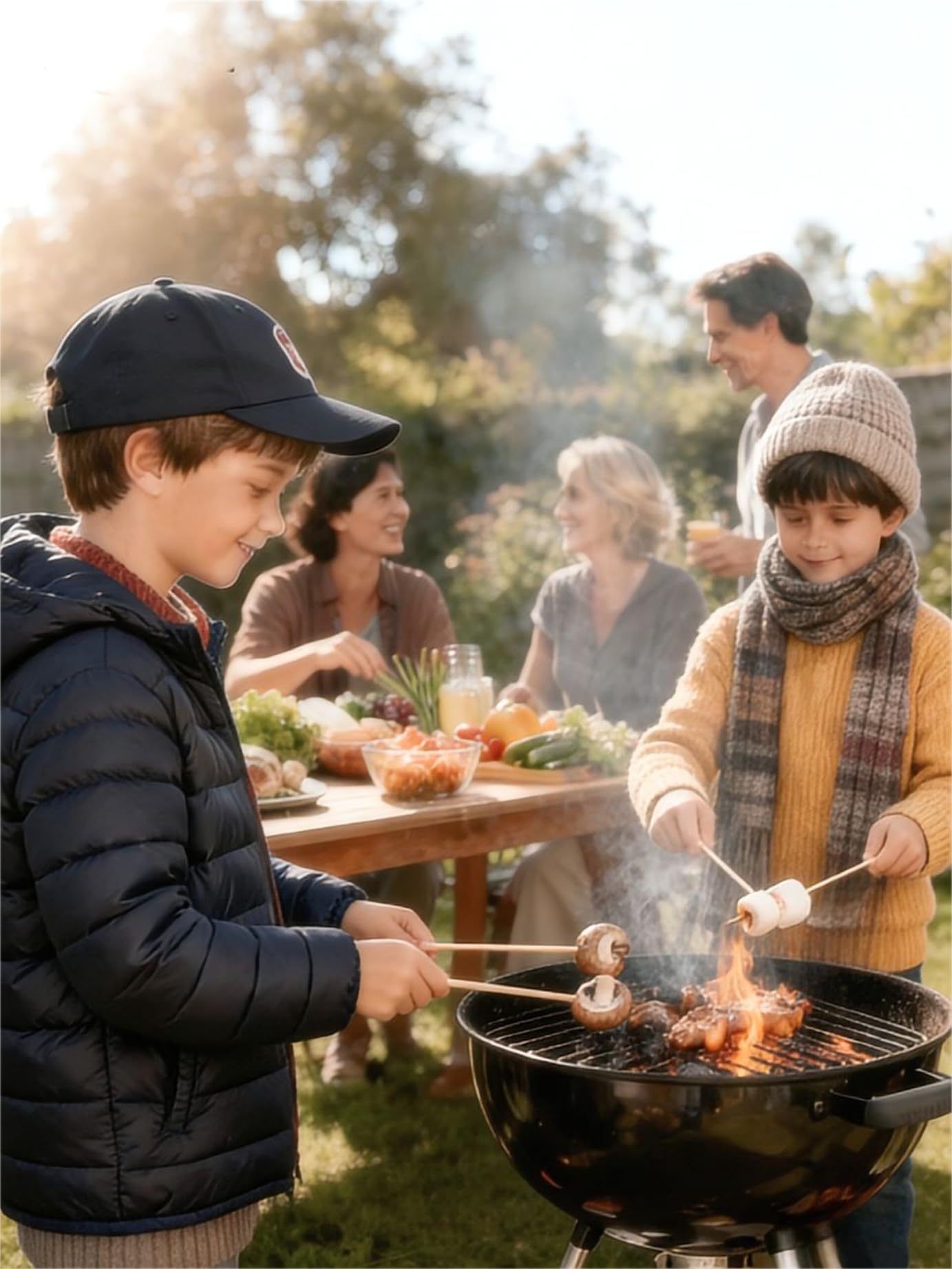 Generic smores sticks with smooth, splinter-free finish.