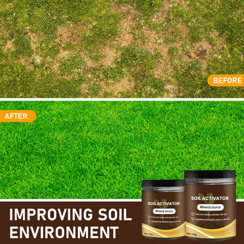 Generic soil activator mixing with soil supports strong root growth