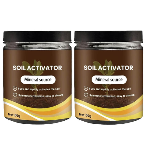 Generic Soil Activator packaging for easy garden prep and application.