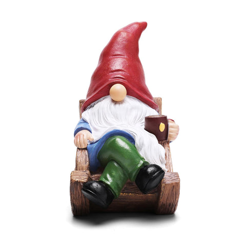 Generic Solar Garden Gnome gift packaging suitable for housewarming