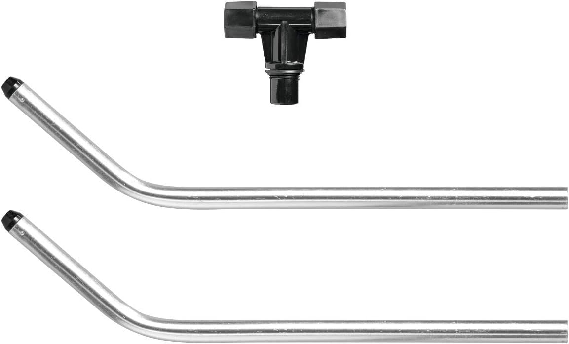 Generic traveling sprinkler arms and tee kit for Nelson and Orbit; durable plastic components for easy installation.