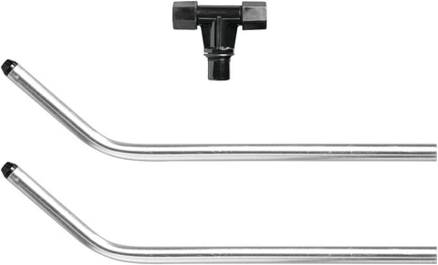 Generic traveling sprinkler arms and tee kit for Nelson and Orbit; durable plastic components for easy installation.
