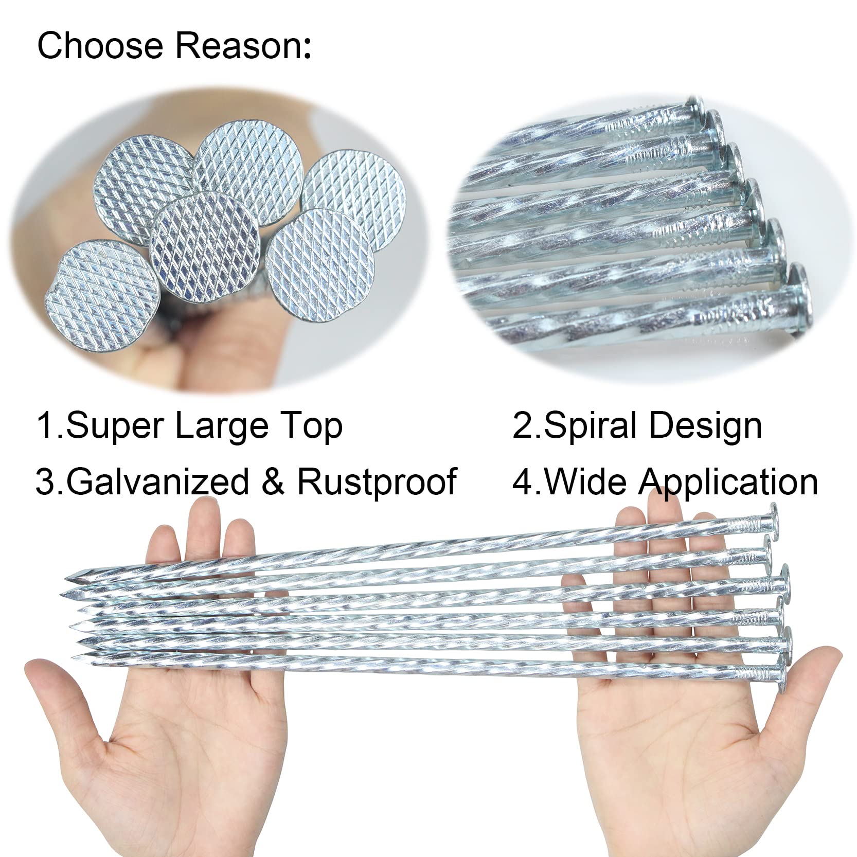Generic turf spike ideal for artificial lawn anchoring and stability