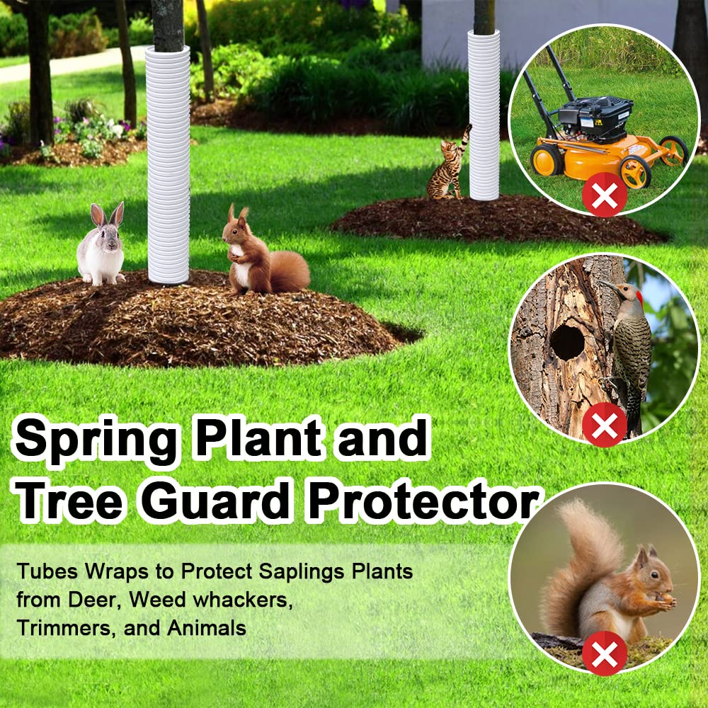Generic weatherproof tree protector standing up to sun and rain