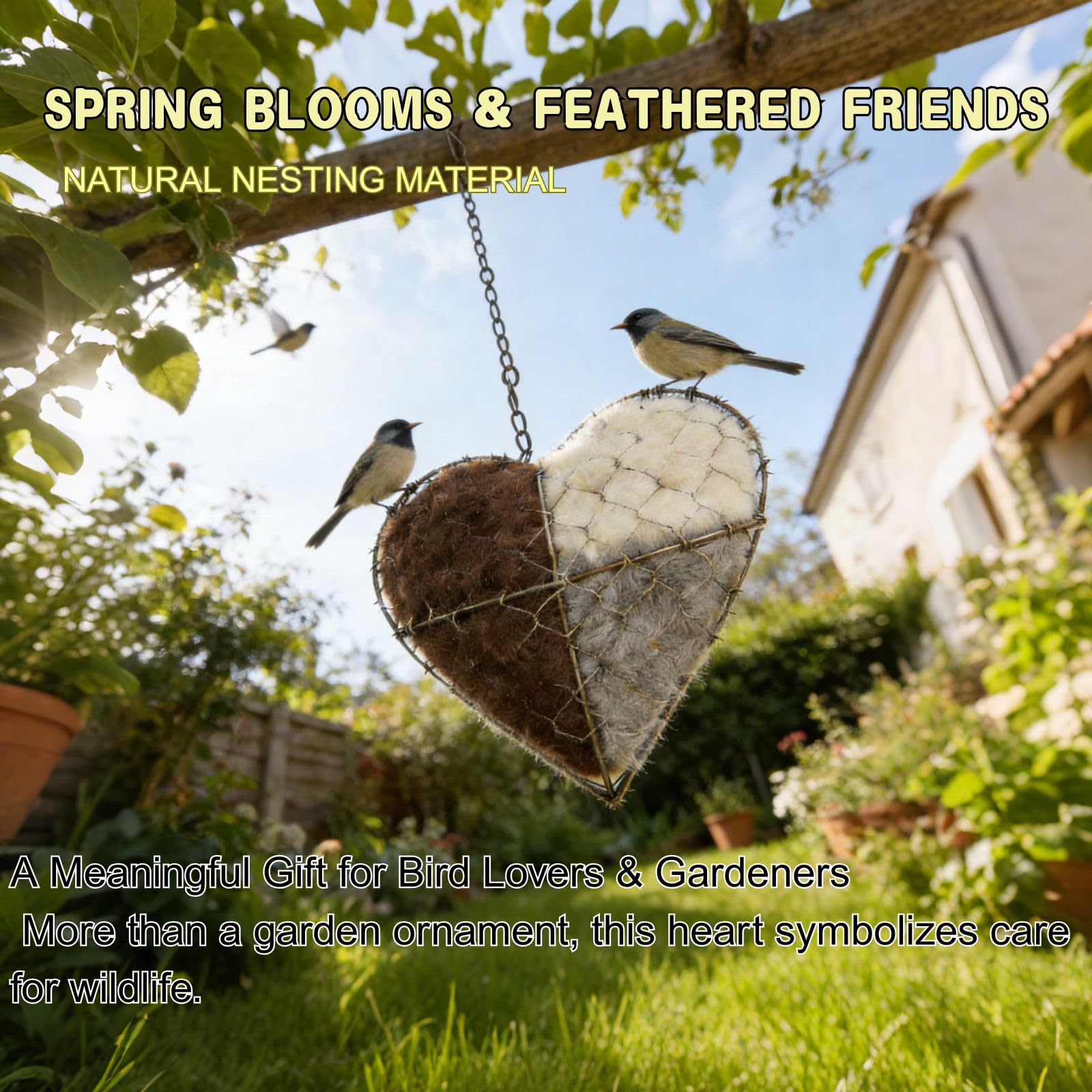 Generic Winter Tree Shelter for Wild Birds provides year-round warmth and shelter.