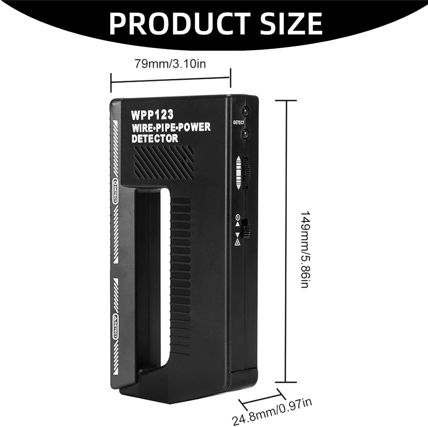 Generic WPP123 ergonomic design supports comfortable use during projects.