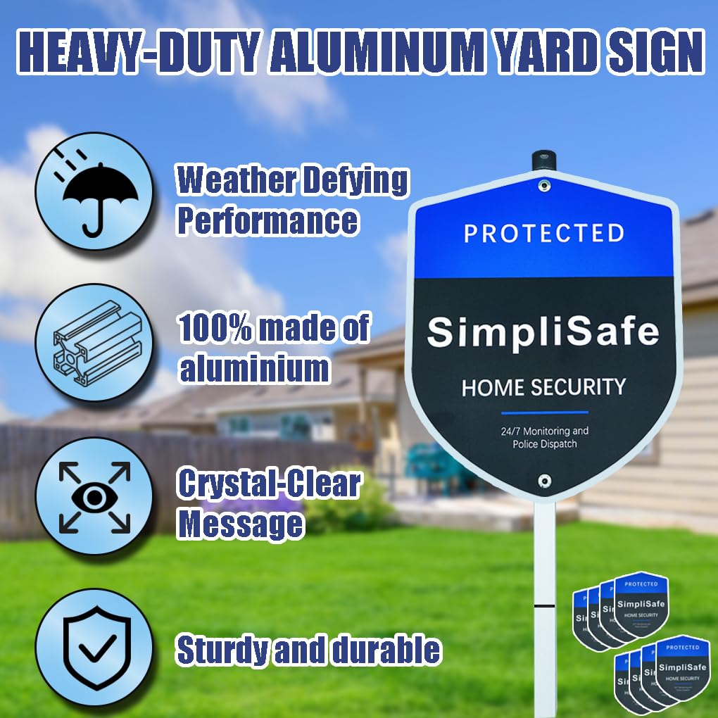 Generic Yard Sign Crystal-Clear Messaging highlights high-definition print for easy readability from afar.
