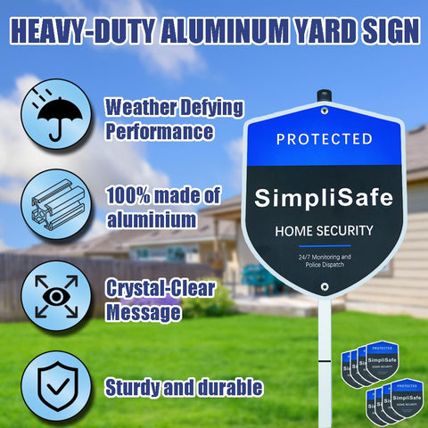Generic Yard Sign Crystal-Clear Messaging highlights high-definition print for easy readability from afar.
