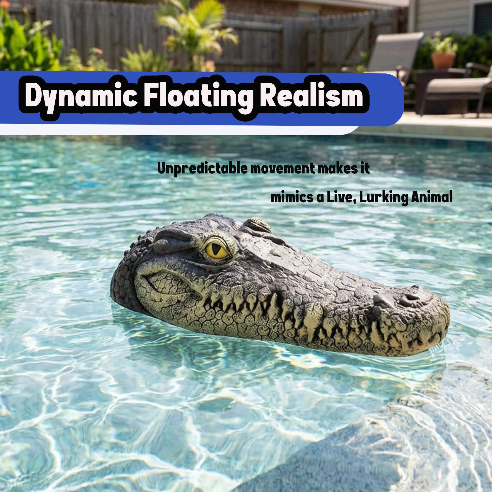 Geniff garden ornament brings a playful wild look to yard and water features.